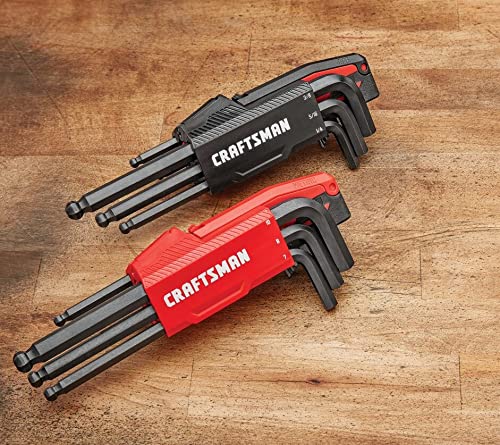 20-Piece CRAFTSMAN Hex Key Allen Wrench Set for SAE/MM Audience