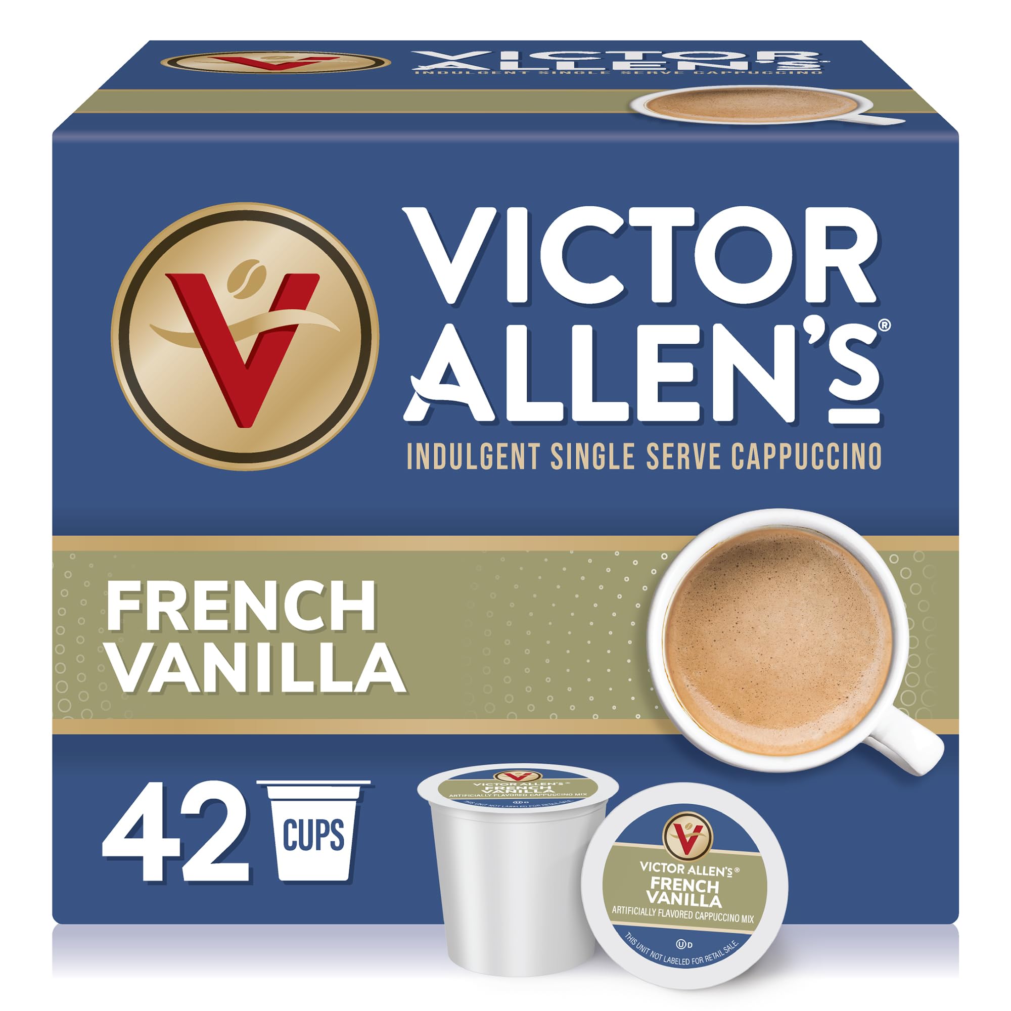 Victor Allen's French Vanilla K-Cup Pods, 42 Count